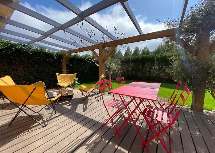 House De Charme A Messanges. La Maison Bleue * Messanges (Landes)