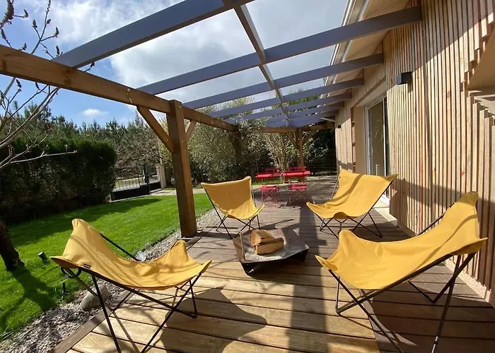 House De Charme A Messanges. La Maison Bleue Casa de Férias Messanges (Landes)