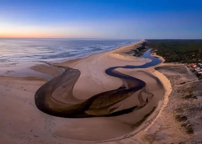 Casa de Férias House De Charme A Messanges. La Maison Bleue Messanges (Landes)
