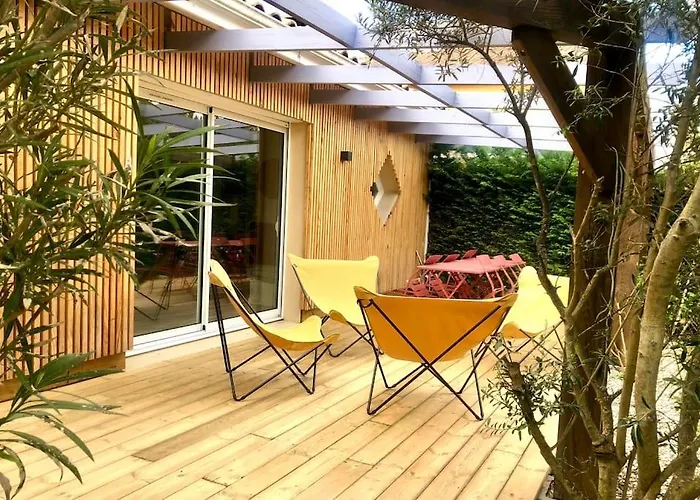 House De Charme A Messanges. La Maison Bleue *